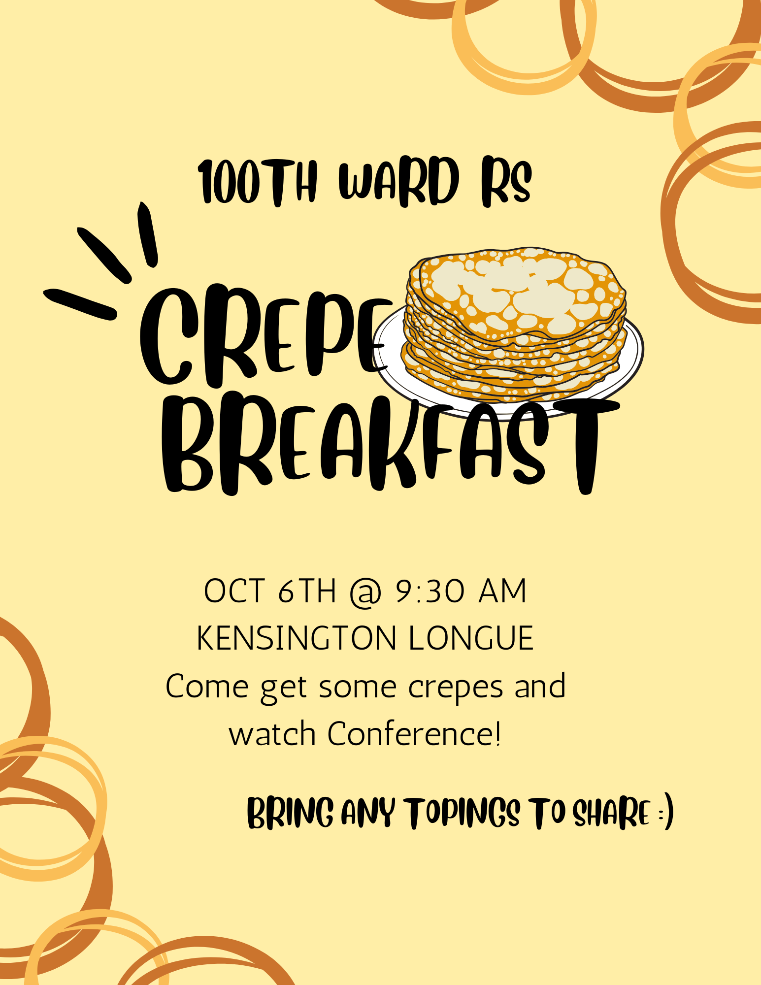 image of a crepe flyer