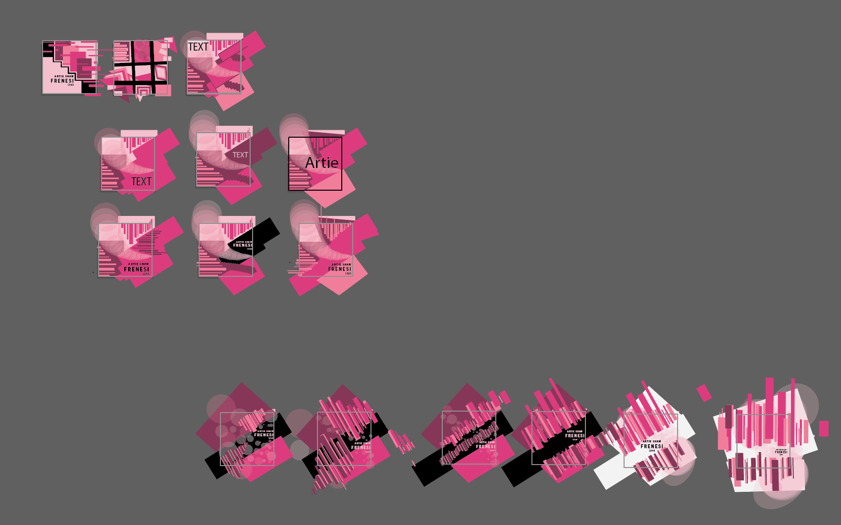 Album cover design process