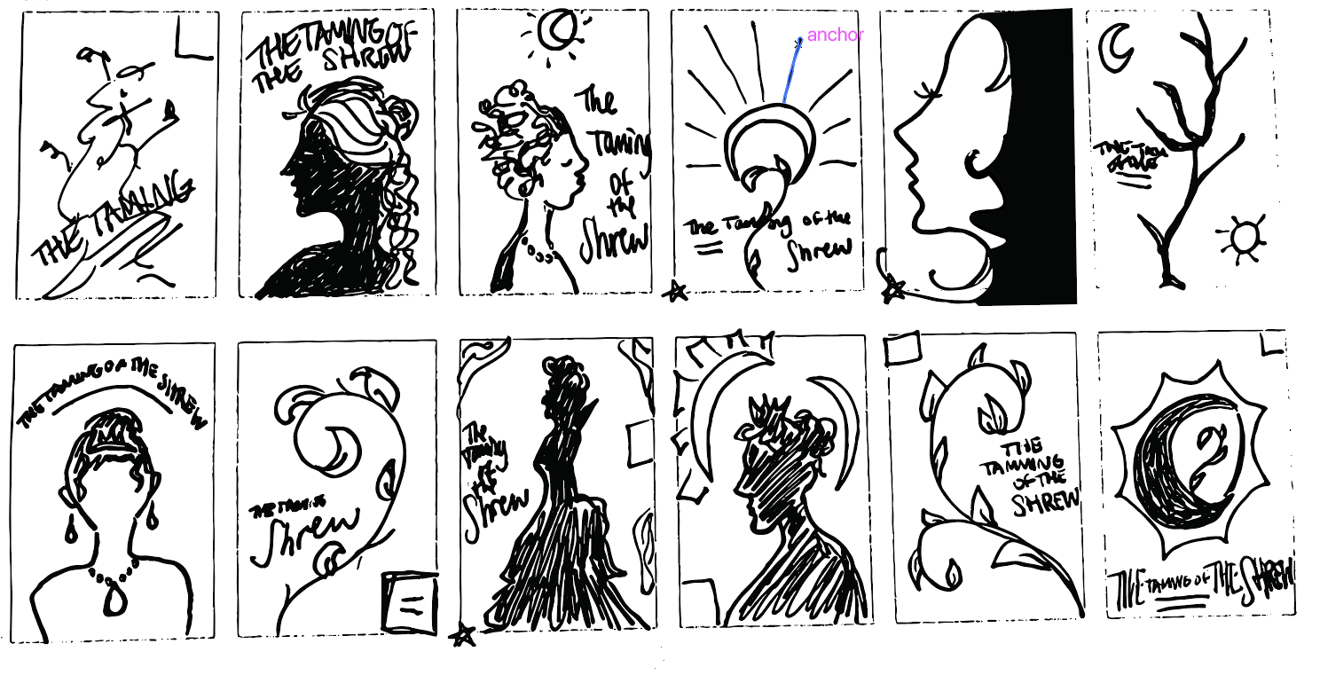 Design process sketches