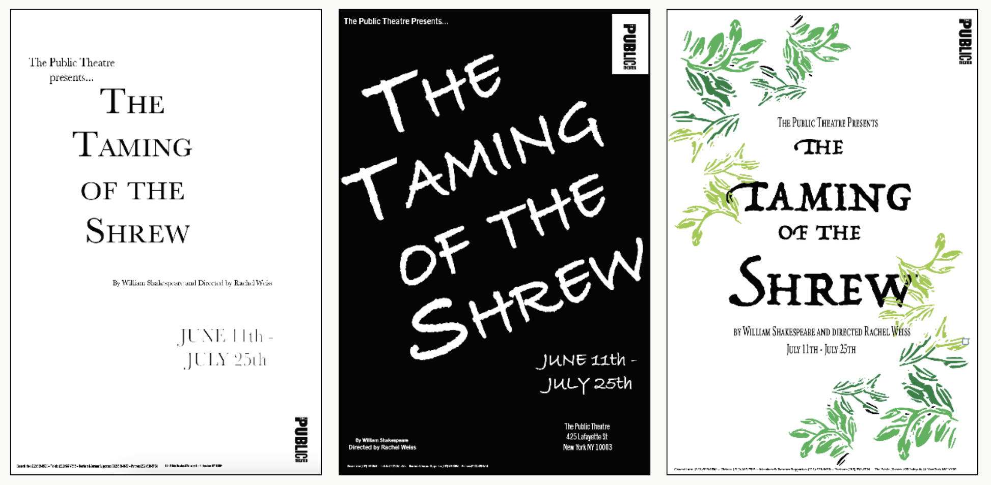 Final poster refinement