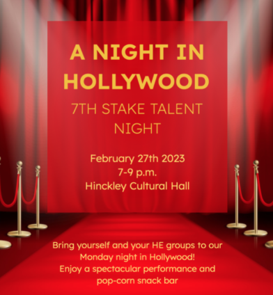 image of a talent night flyer